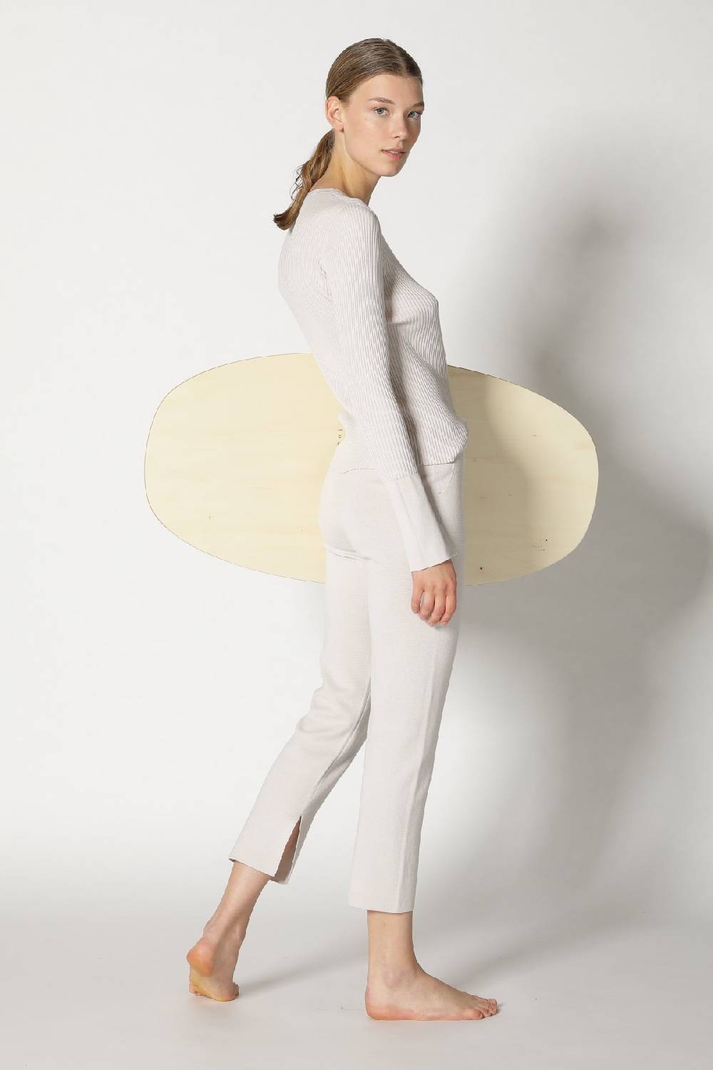 Sminfinity silky rib crew jumper + silky cropped pants Zeitlich begrenztes Angebot