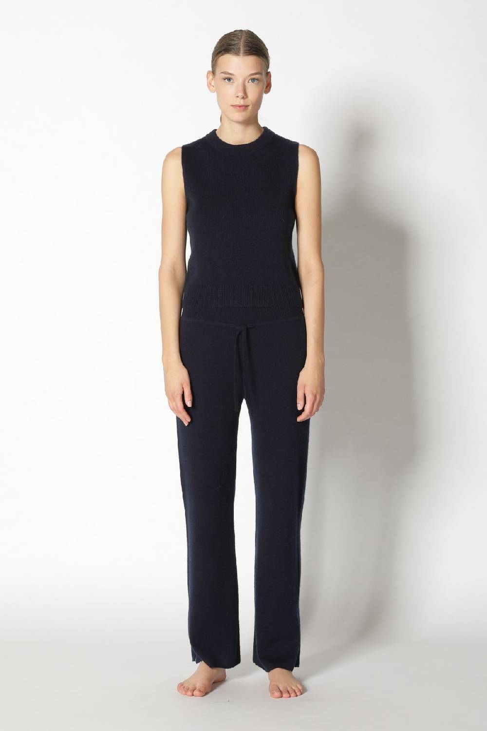 Sminfinity pure 2 ply crew top + pure slitted pants Super Sparpreis