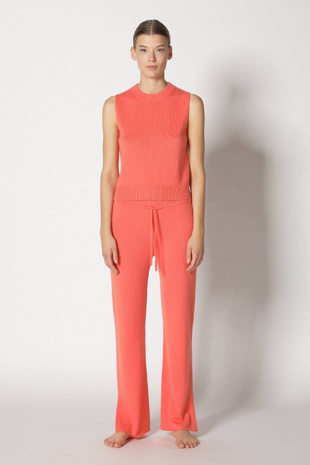 Sminfinity pure 2 ply crew top + pure slitted pants Super Sparpreis