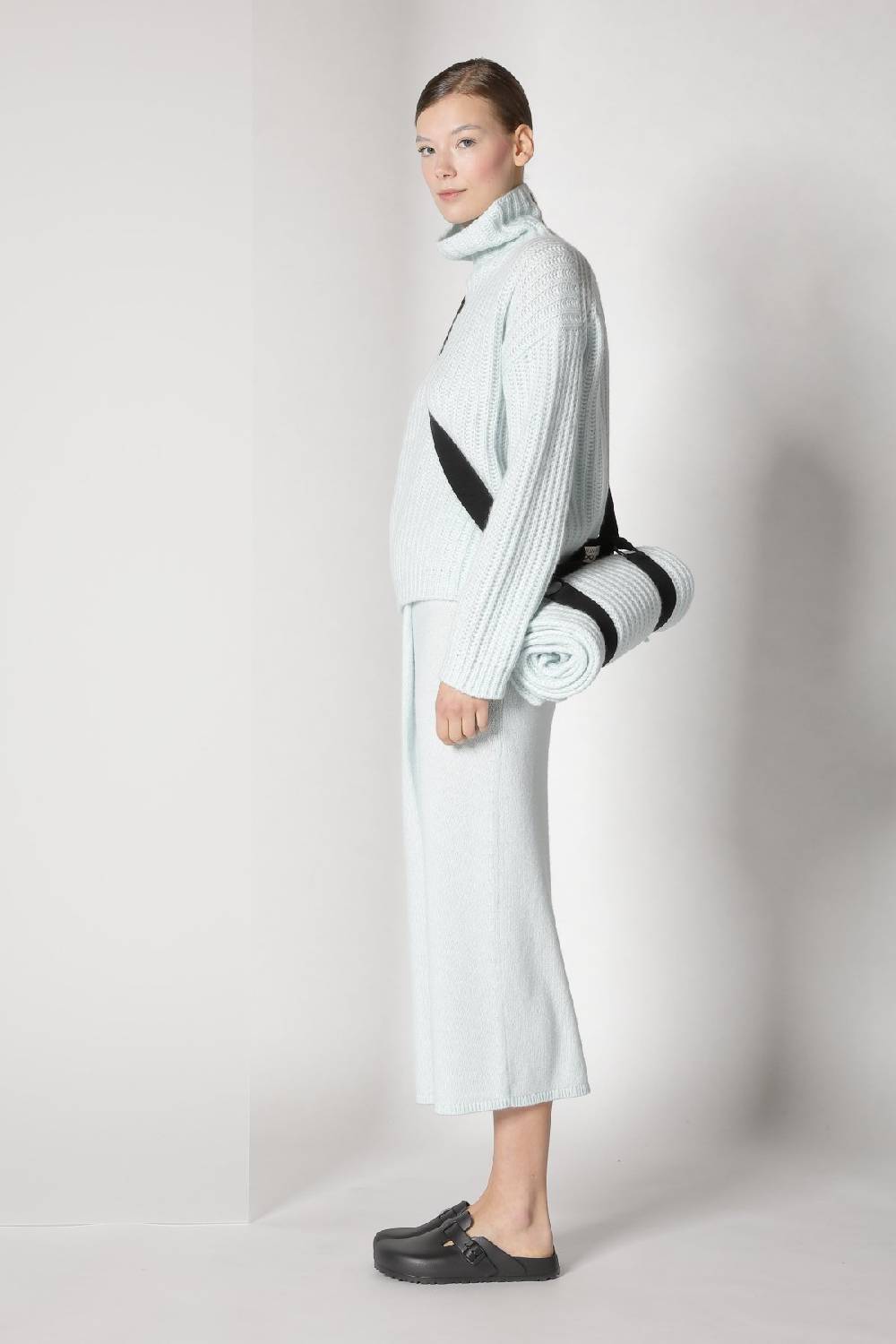 Sminfinity blurry ribbed scarf + blurry ribbed turtleneck + blurry tulip skirt Letzte 2 Tage