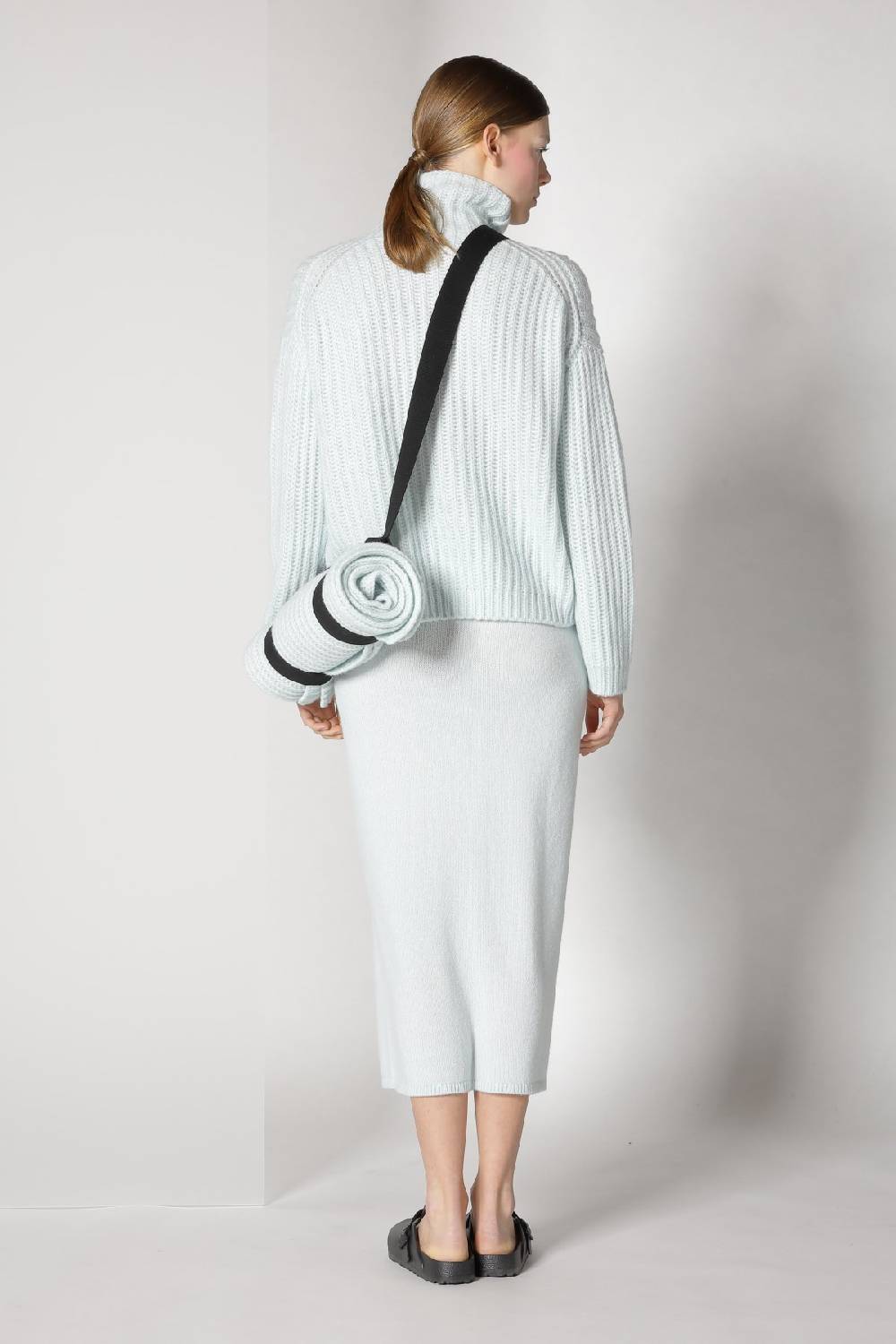 Sminfinity blurry ribbed scarf + blurry ribbed turtleneck + blurry tulip skirt Letzte 2 Tage