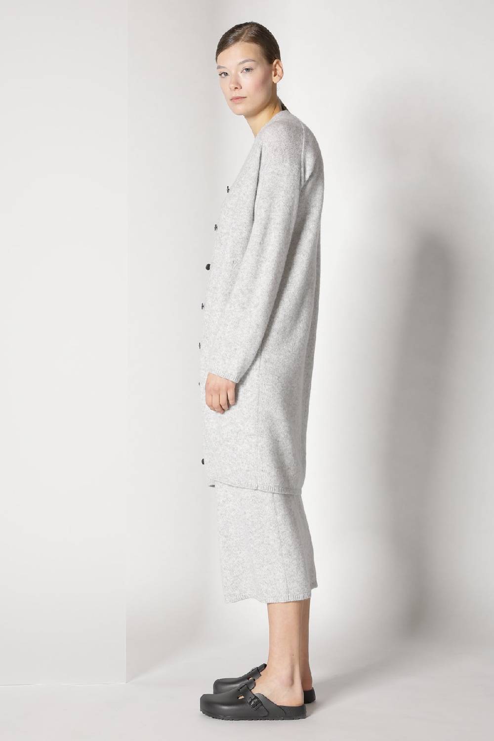 Sminfinity blurry long cardigan + blurry crew top + blurry tulip skirt Sonderangebot der Fabrik