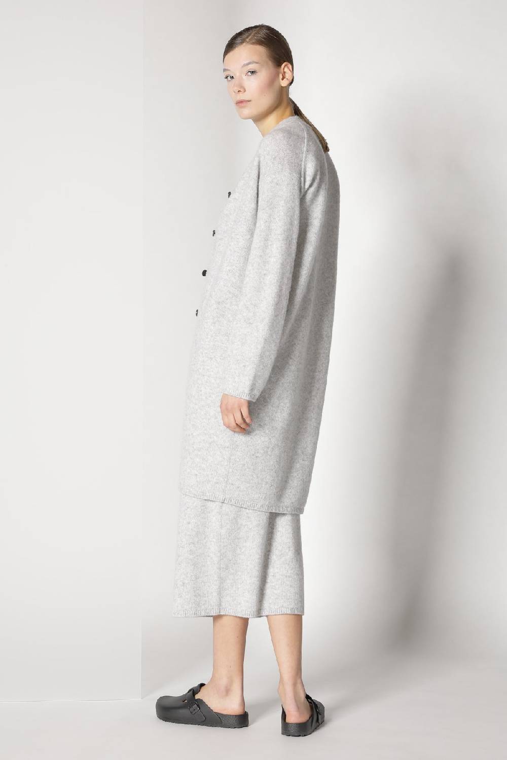 Sminfinity blurry long cardigan + blurry crew top + blurry tulip skirt Sonderangebot der Fabrik