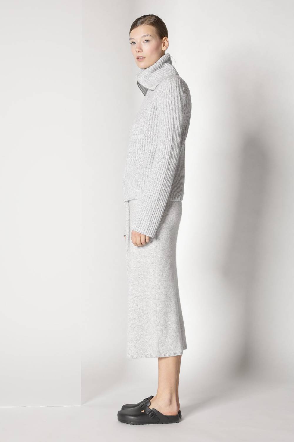 Sminfinity blurry ribbed zip-jacket + blurry crew top + blurry tulip skirt Nur noch ein Tag übrig