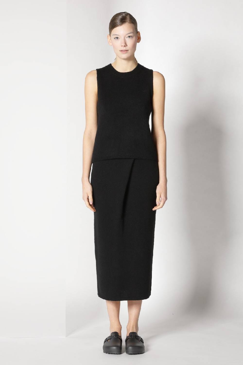 Sminfinity blurry ribbed zip-jacket + blurry crew top + blurry tulip skirt Riesige Rabatte