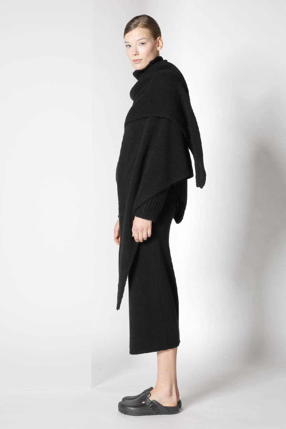 Sminfinity blurry triangle scarf + blurry ribbed turtleneck + blurry tulip skirt 50% Rabatt mit kostenlosem Versand