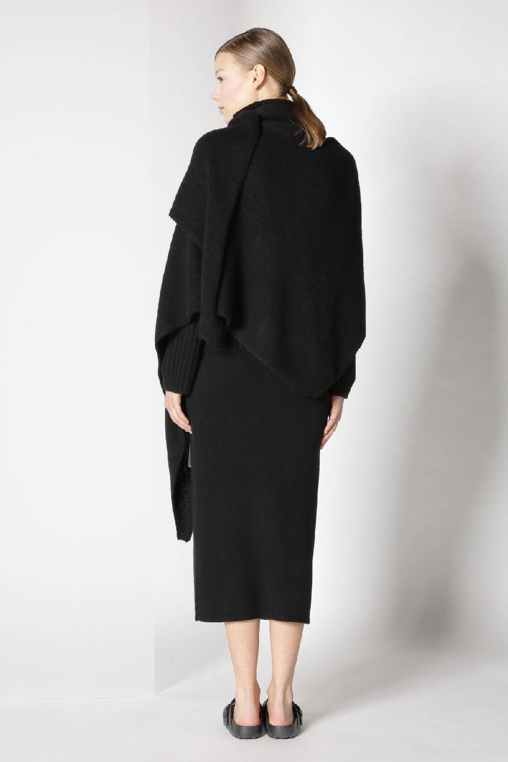 Sminfinity blurry triangle scarf + blurry ribbed turtleneck + blurry tulip skirt 50% Rabatt mit kostenlosem Versand