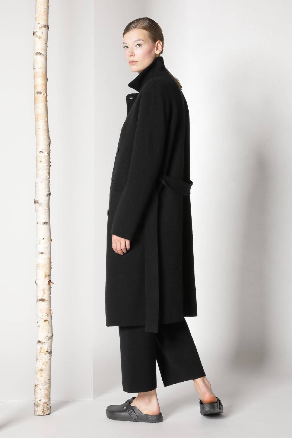 Sminfinity doubleface pea coat + chilly cable jumper + chilly cargo pants zollfrei