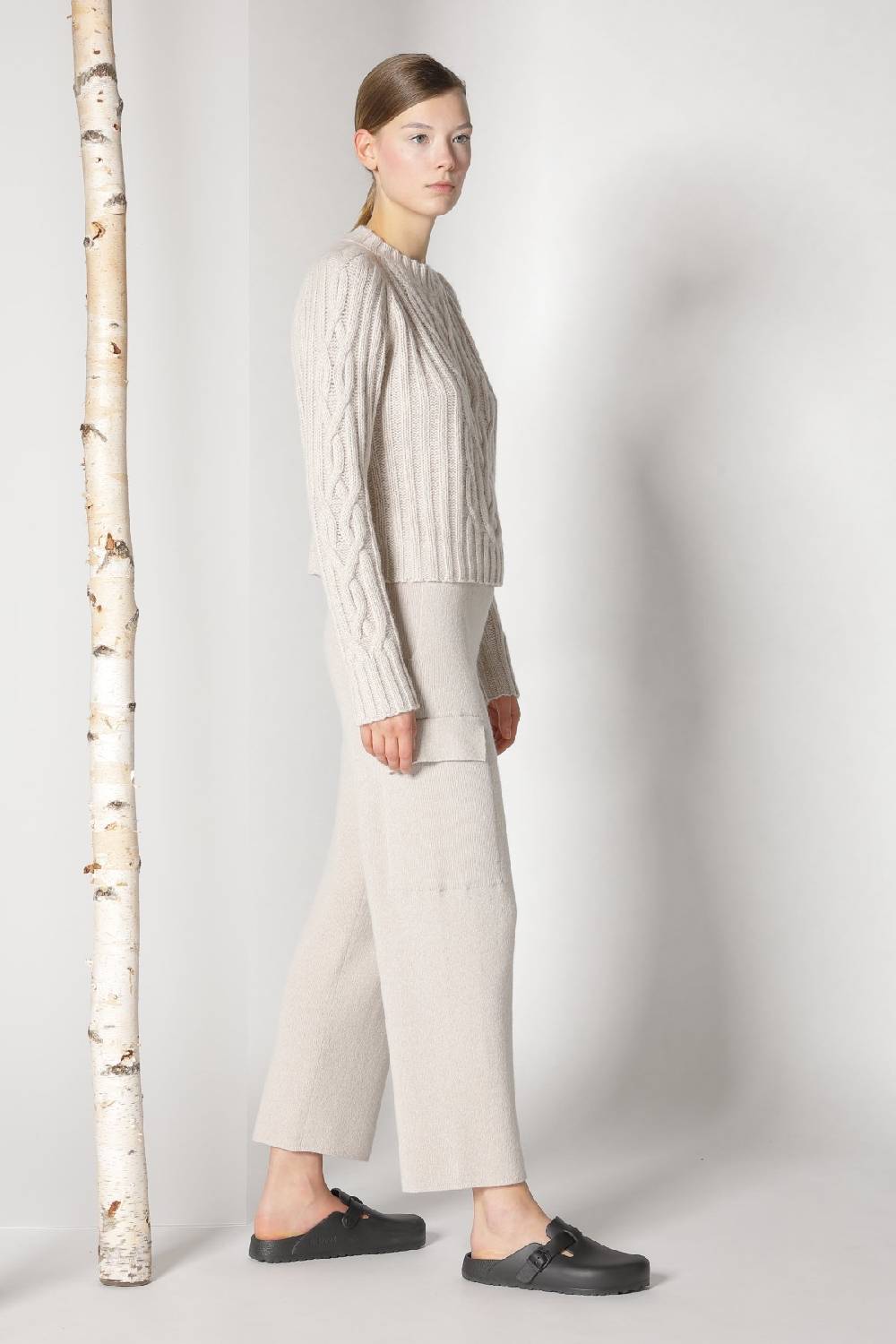 Sminfinity doubleface pea coat + chilly cable jumper + chilly cargo pants Günstiger Verkauf