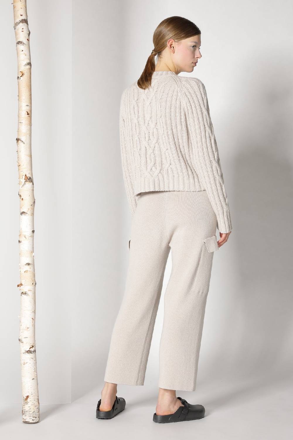 Sminfinity doubleface pea coat + chilly cable jumper + chilly cargo pants Günstiger Verkauf