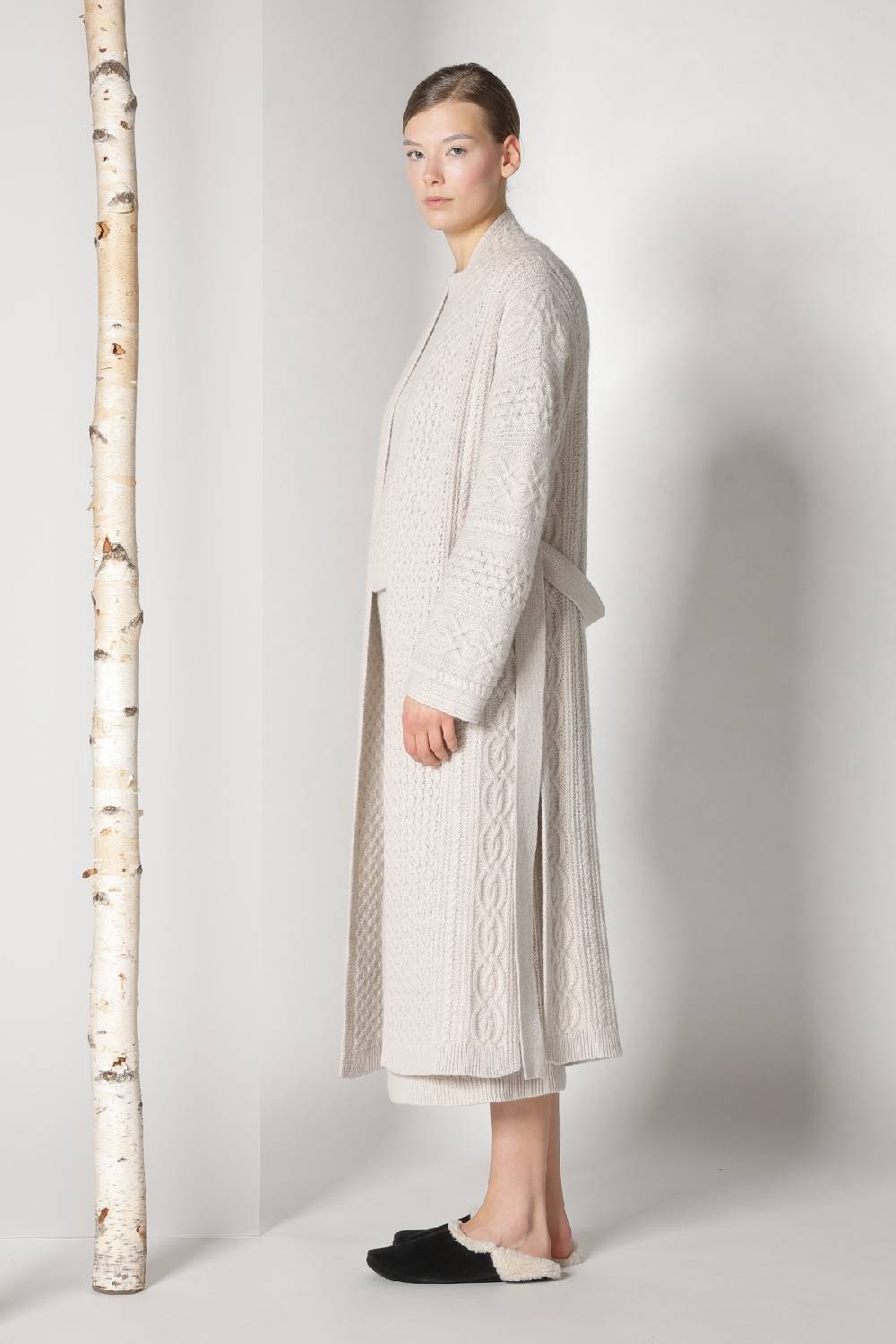 Sminfinity chilly cable maxi coat + chilly cable top + chilly cable maxi skirt Limitierter Zeitrabatt