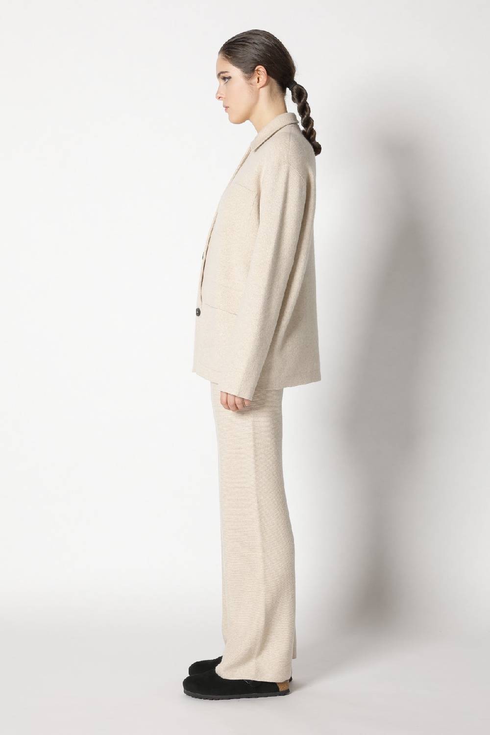 Sminfinity doubleface shirtjacket + garter palazzo pants Vatertagsangebot