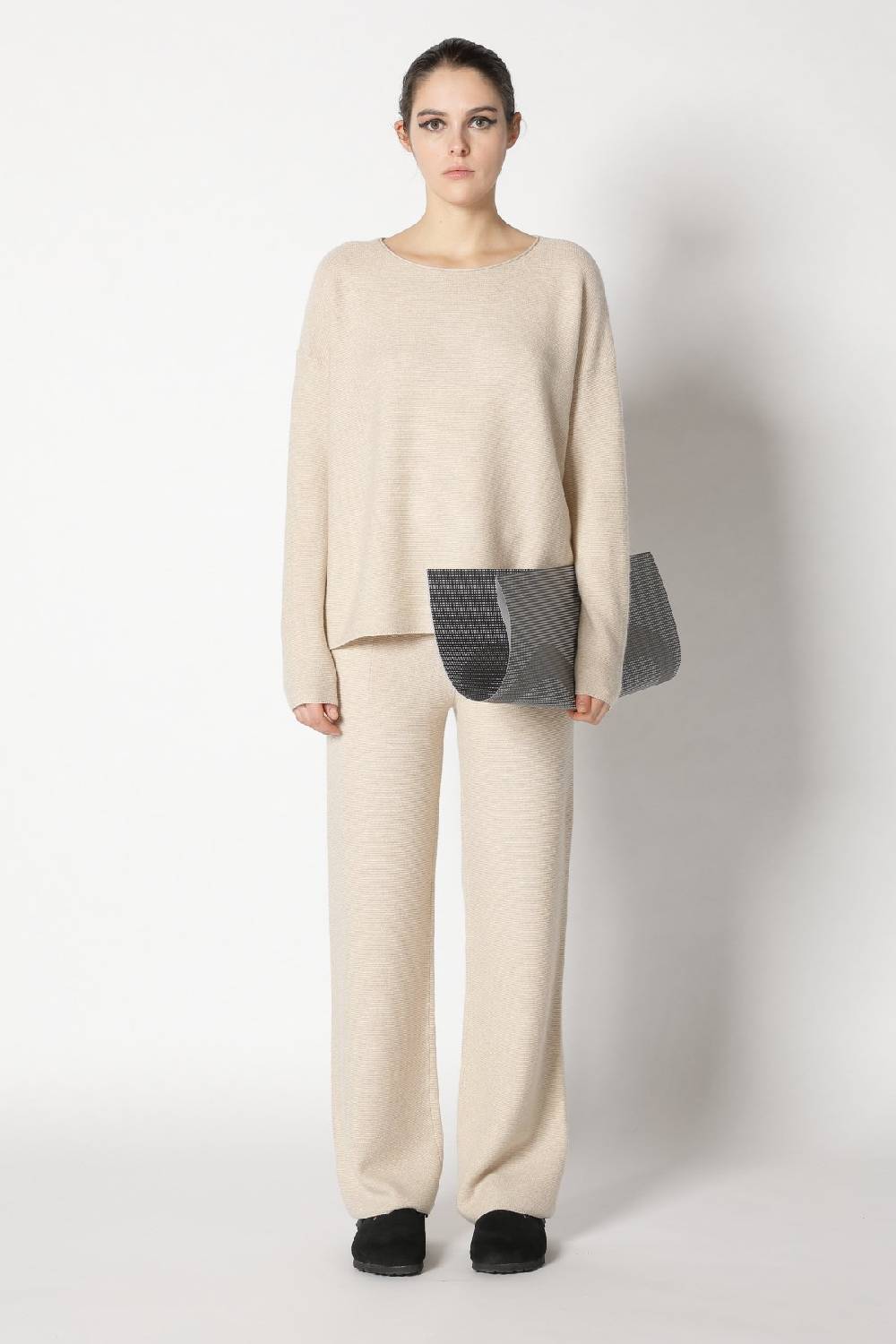 Sminfinity garter crew jumper + garter palazzo pants Lagerräumung