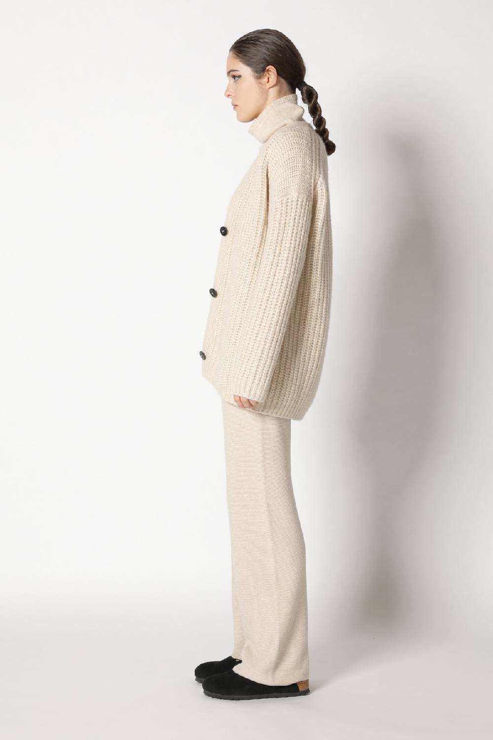 Sminfinity blurry chunky cardy + blurry turtle top + garter palazzo pants Zeitlich begrenztes Angebot