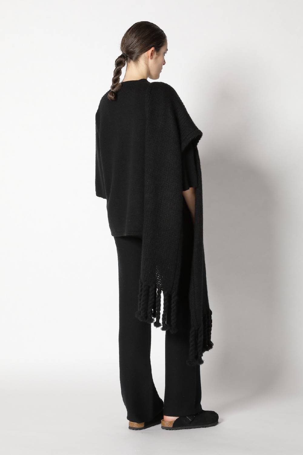 Sminfinity blurry crew jumper + blurry chunky scarf + garter palazzo pants Saisonale Angebote
