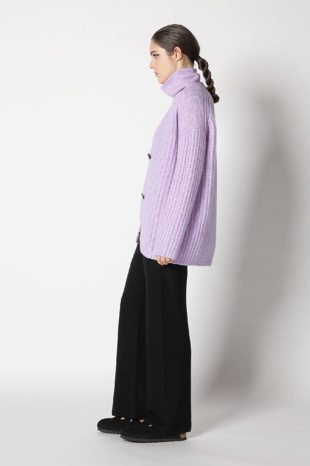 Sminfinity blurry turtle top + blurry chunky cardy + garter palazzo pants Sonderangebote
