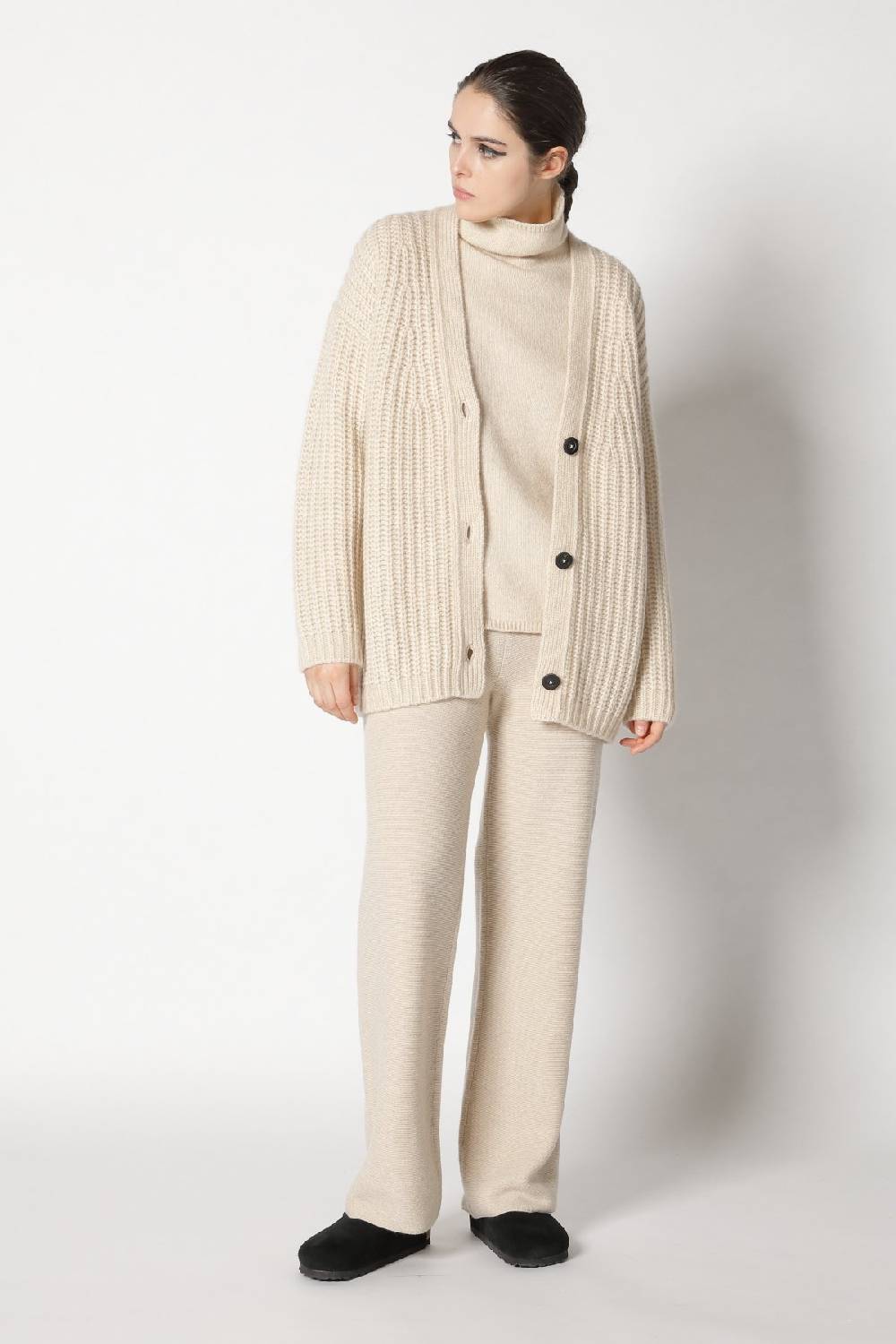Sminfinity blurry turtle top + blurry chunky cardy + garter palazzo pants Sonderangebote