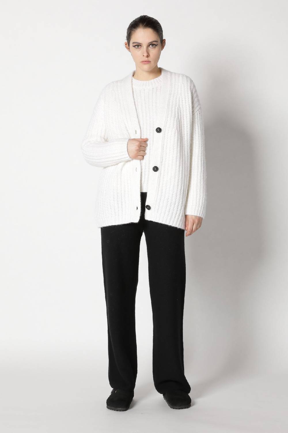 Sminfinity blurry chunky cardy + blurry chunky crewneck + garter palazzo pants Letzte 3 Tage