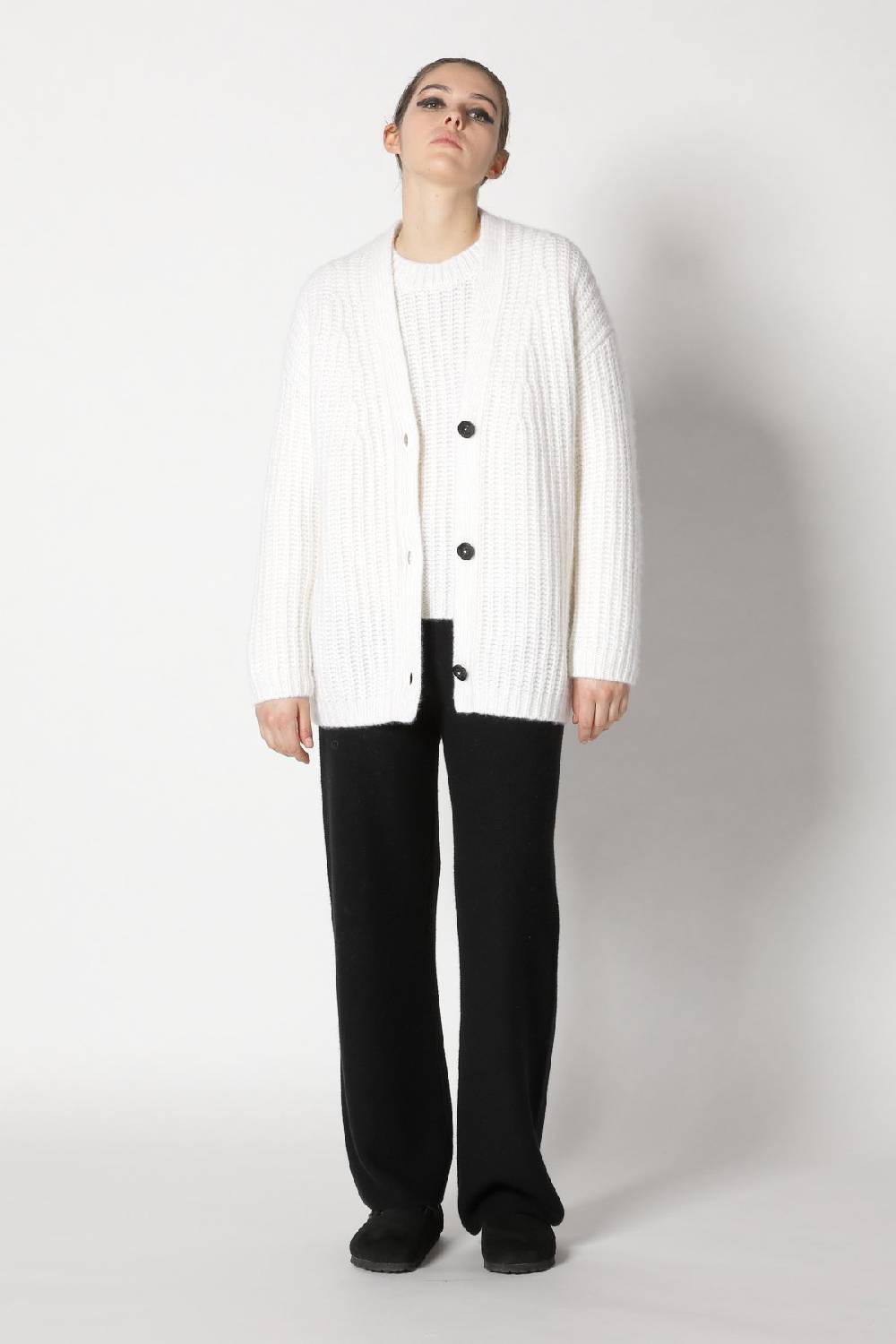 Sminfinity blurry chunky cardy + blurry chunky crewneck + garter palazzo pants Letzte 3 Tage