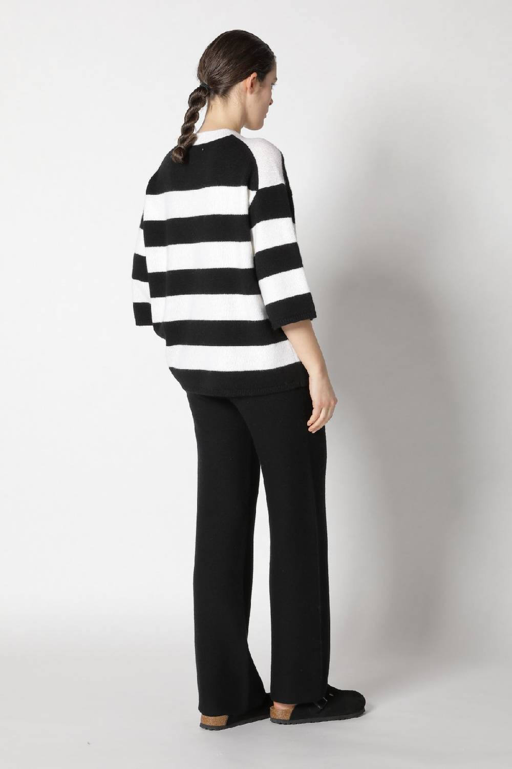 Sminfinity blurry stripe jumper + garter palazzo pants JETZT KAUFEN