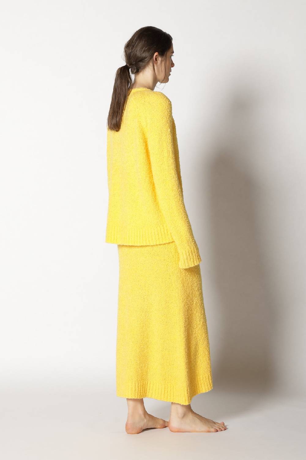 Sminfinity bouclé V neck + bouclé A skirt Riesige Rabatte