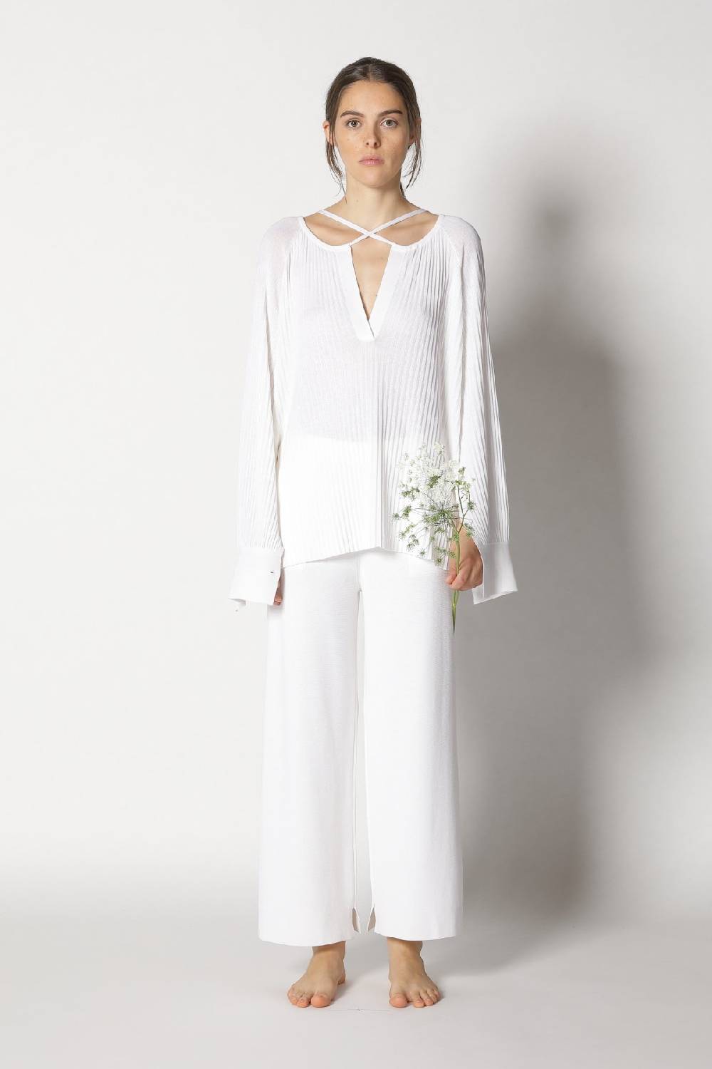 Sminfinity plissé drape tunic + milano culotte Fabrikladen