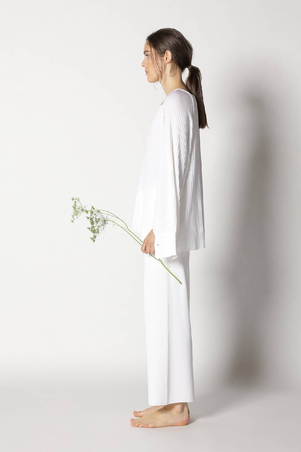 Sminfinity plissé drape tunic + milano culotte Fabrikladen