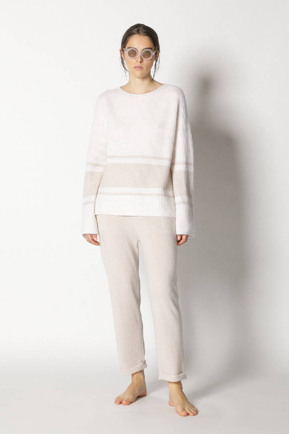 Sminfinity pure triped rib jumper + pure boat pants 2025