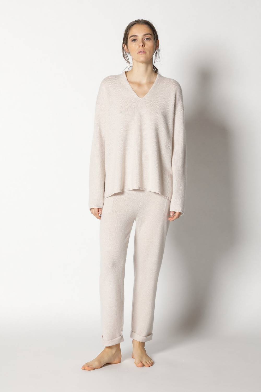 Sminfinity pure 2-ply V neck + pure boat pants Online