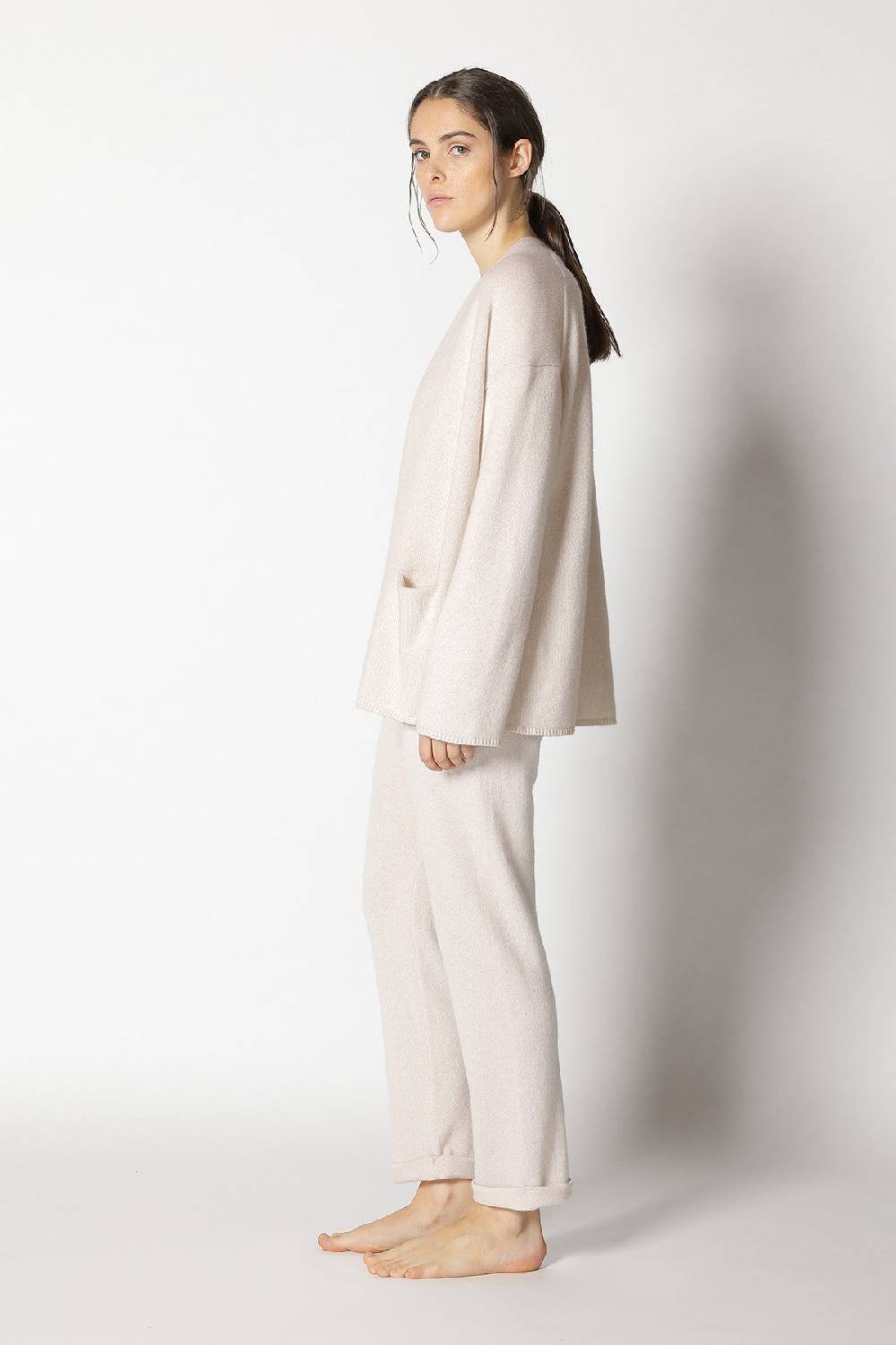 Sminfinity pure 2-ply jacket + pure V neck + pure boat pants Outlet