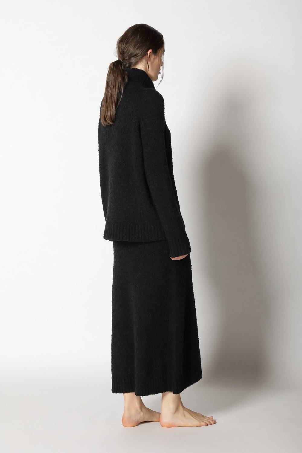 Sminfinity bouclé turtle + bouclé A skirt Online Shopping
