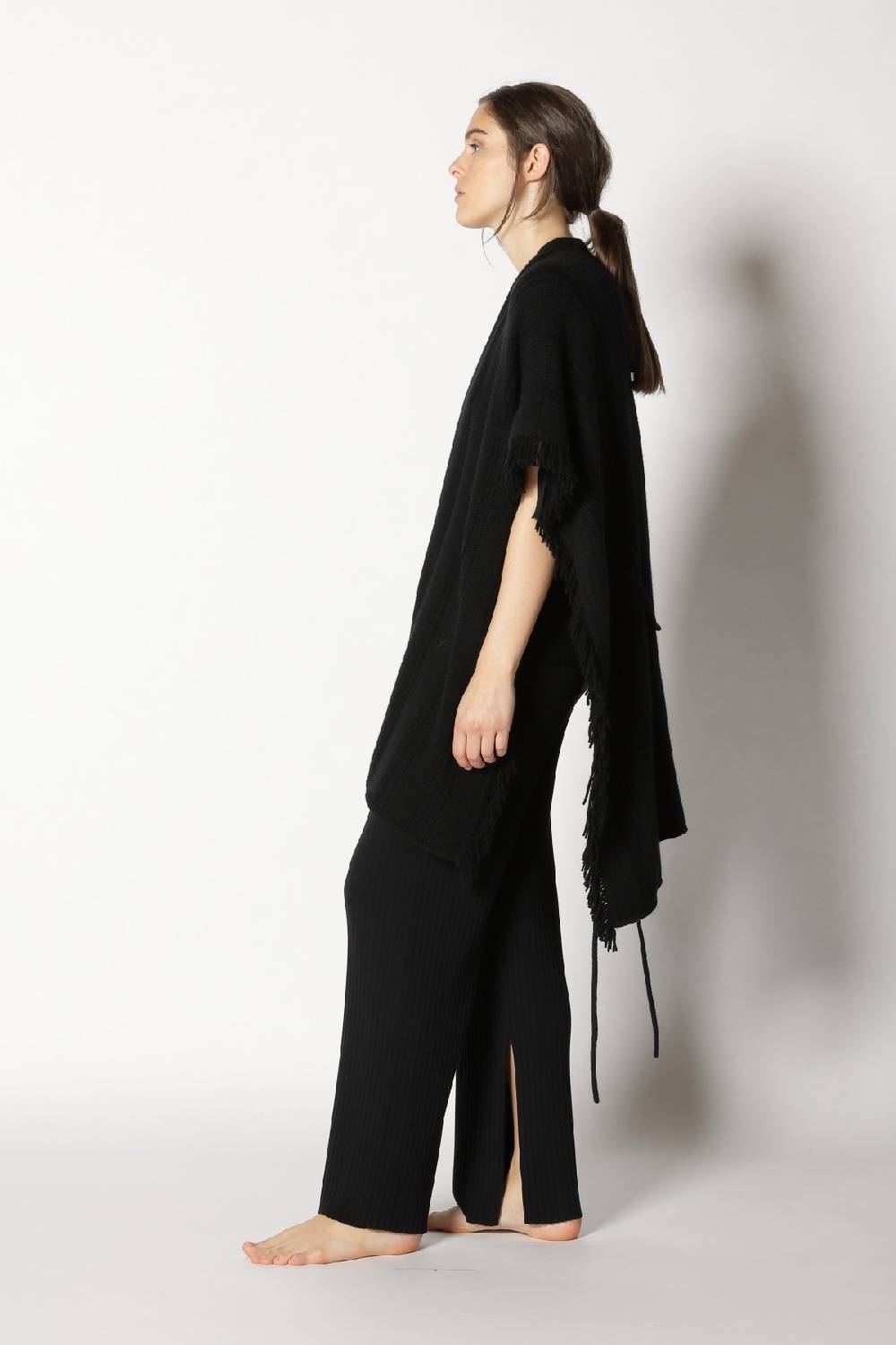 Sminfinity airy capecoat + plissé VV top + plissé palazzo Preisnachlass