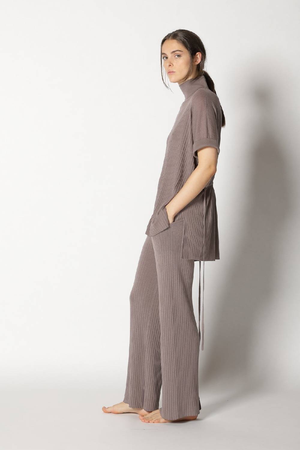 Sminfinity plissé drape top + plissé palazzo Valentinstagsangebot