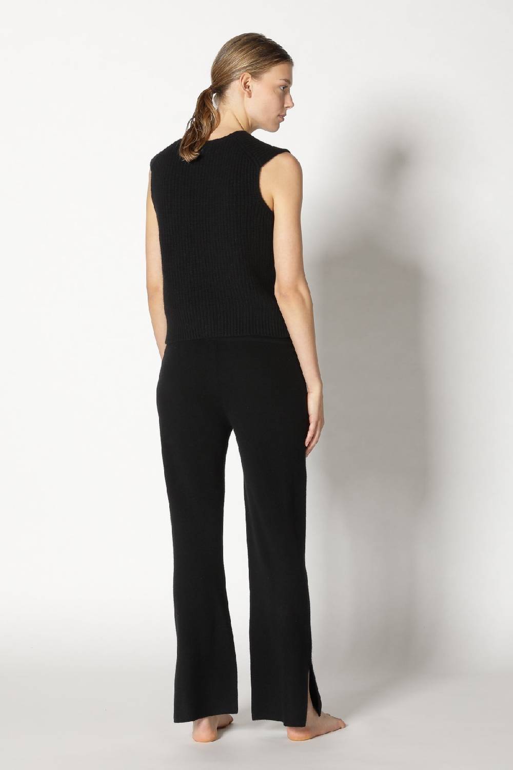 Sminfinity pure icon rib vest + pure slitted pants Online Outlet
