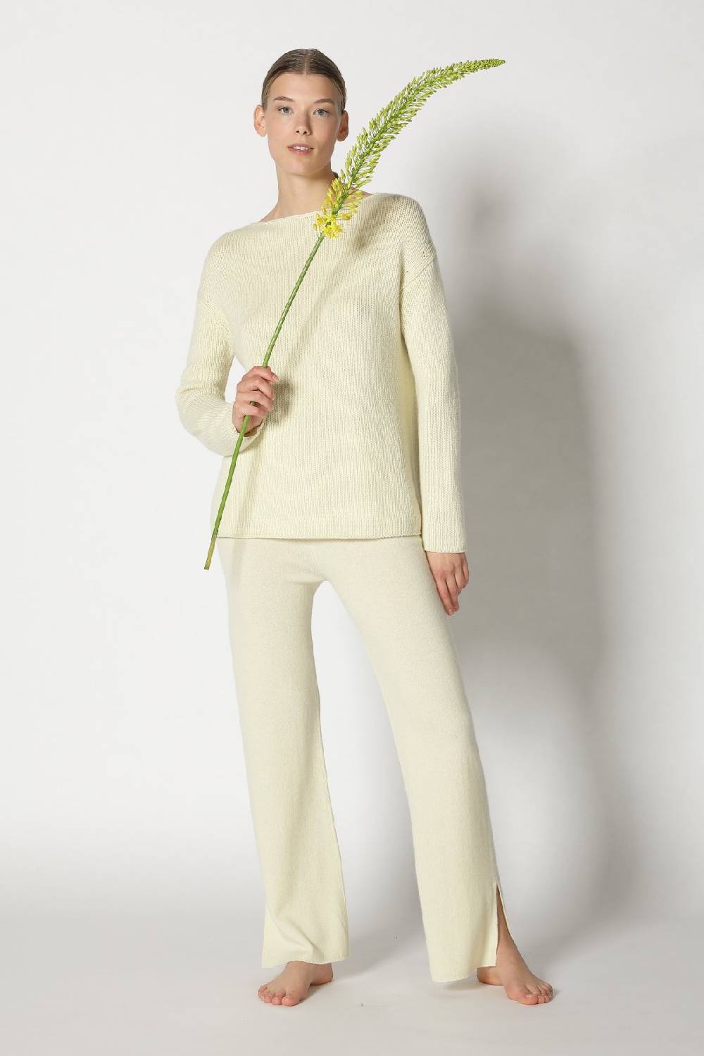 Sminfinity pure multi-ply jumper + pure slitted pants Tägliche Deals