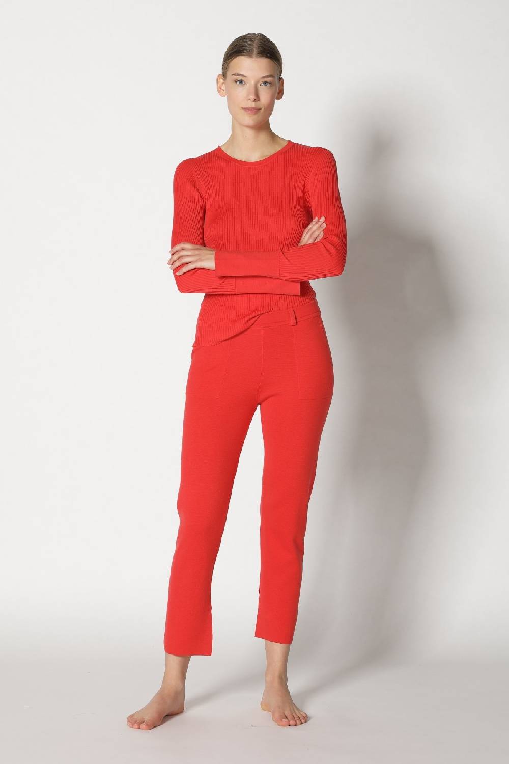 Sminfinity silky rib crew jumper Sonderangebote