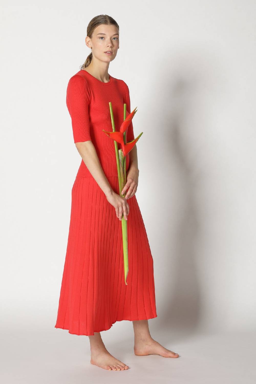 Sminfinity silky rib crew T + silky sun rib skirt Riesige Ersparnisse