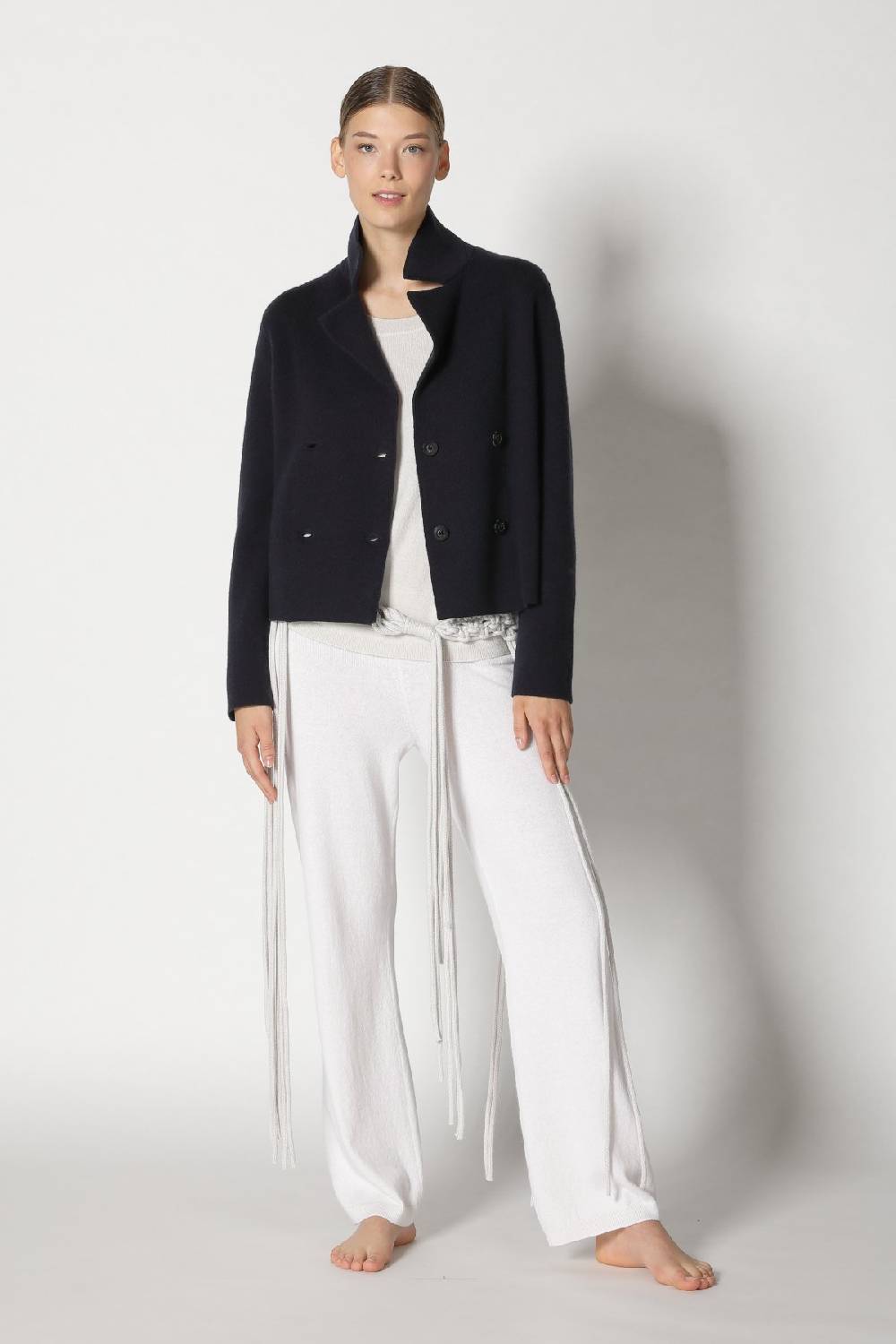 Sminfinity chilly cropped jacket + chilly pants + hang loose ring belt Zeitbegrenzte Promotion