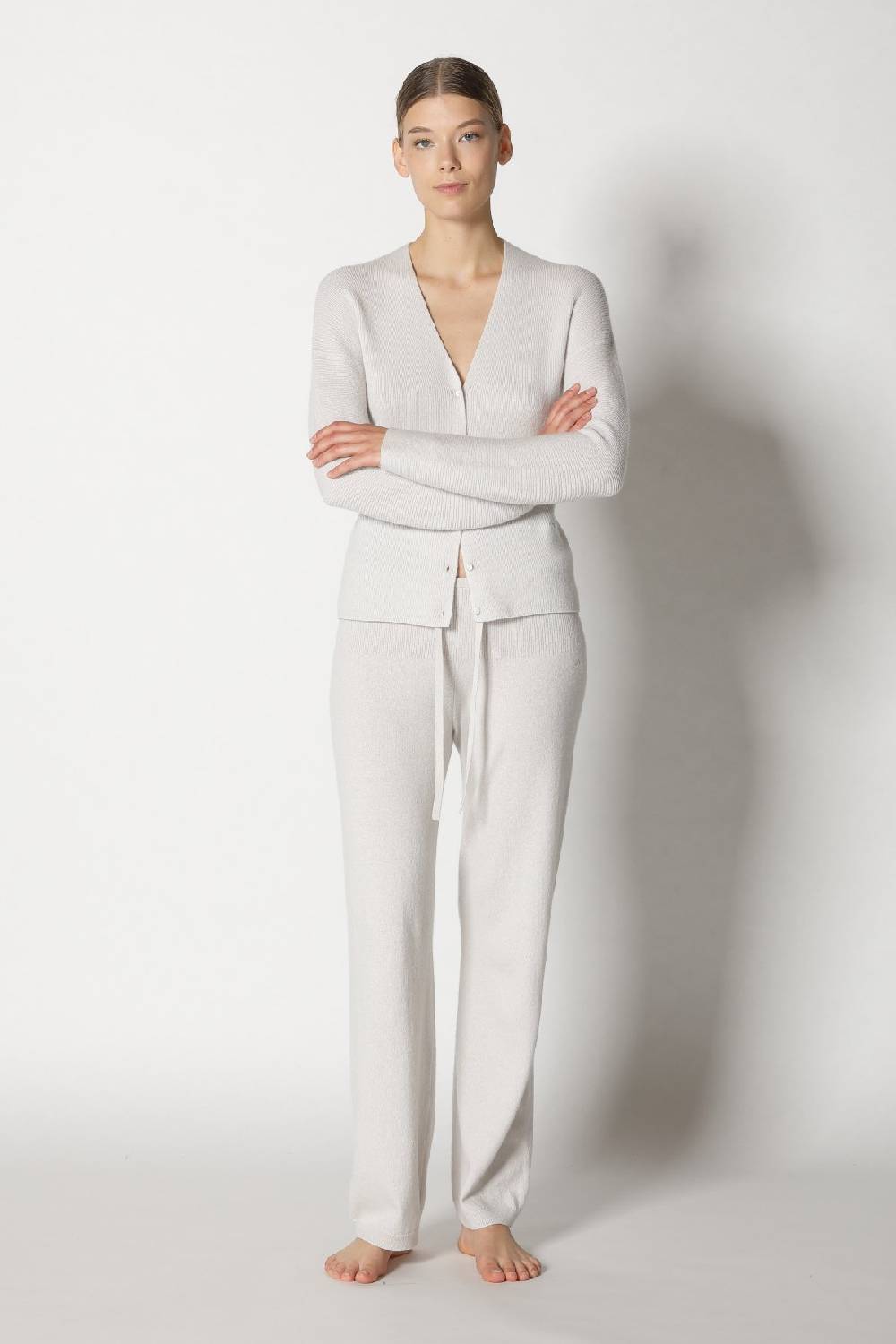 Sminfinity chilly fitted jacket + chilly fitted top + chilly pants + hang loose knot belt handmade makrame Bis zu 50% Rabatt