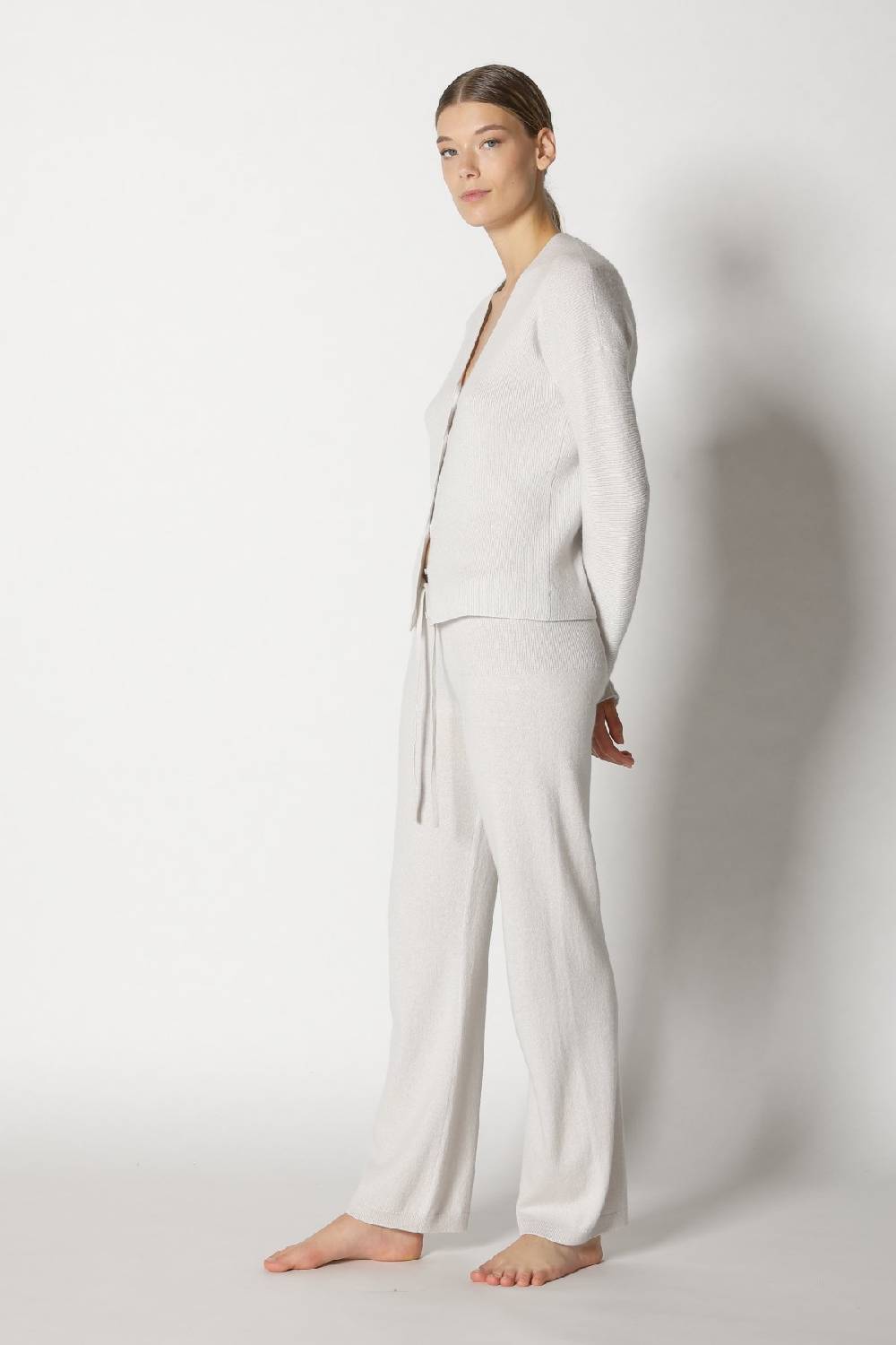 Sminfinity chilly fitted jacket + chilly fitted top + chilly pants + hang loose knot belt handmade makrame Bis zu 50% Rabatt