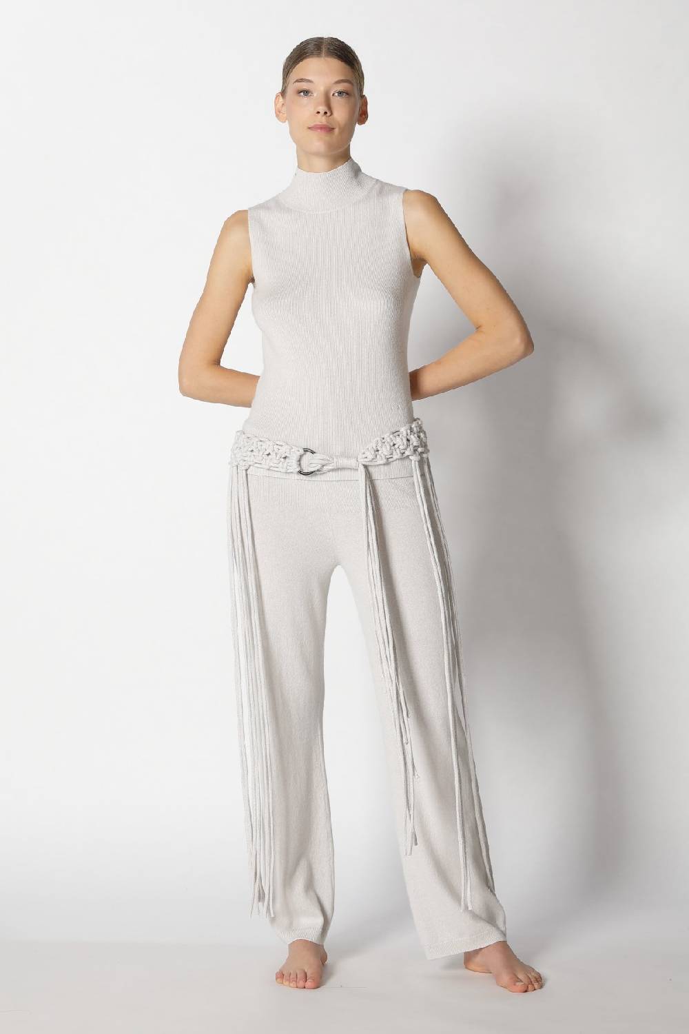 Sminfinity chilly fitted top + chilly pants + hang loose knot belt Bis zu 65% Rabatt