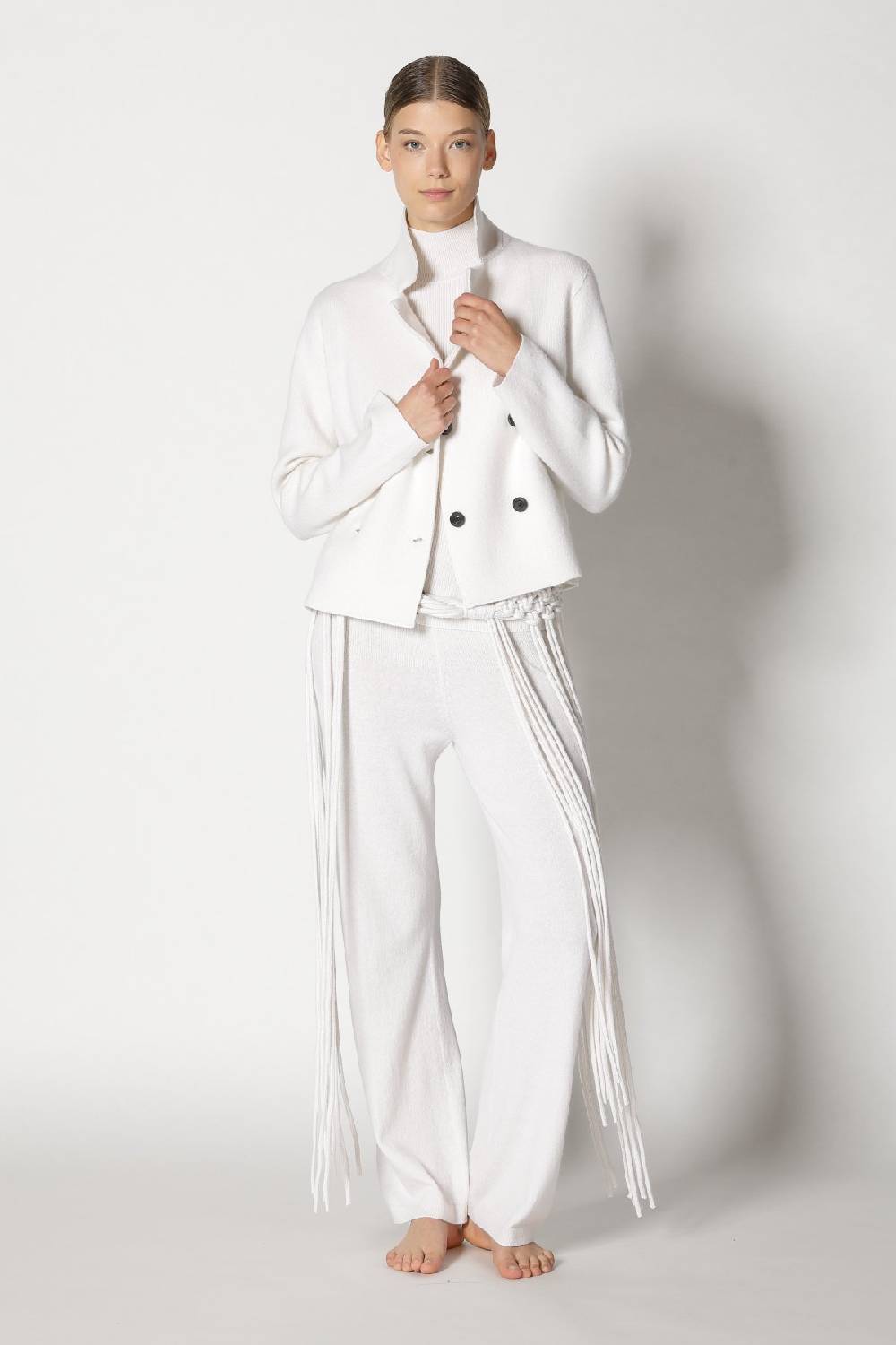 Sminfinity chilly cropped jacket + chilly fitted top + chilly pants + hang loose ring belt 50% Rabatt mit kostenlosem Versand