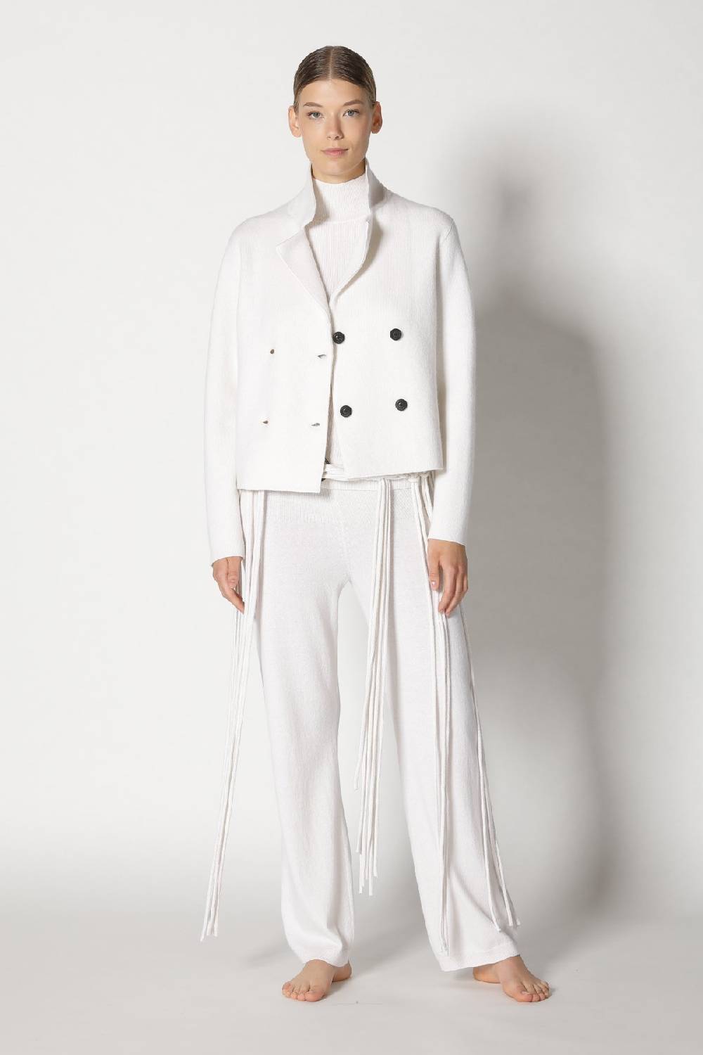 Sminfinity chilly cropped jacket + chilly fitted top + chilly pants + hang loose ring belt 50% Rabatt mit kostenlosem Versand