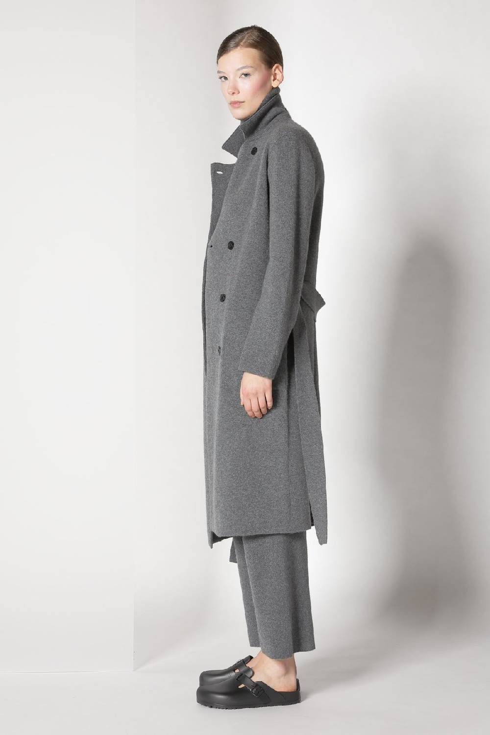 Sminfinity doubleface pea coat + chilly fitted turtleneck + chilly cargo pants Auslauf