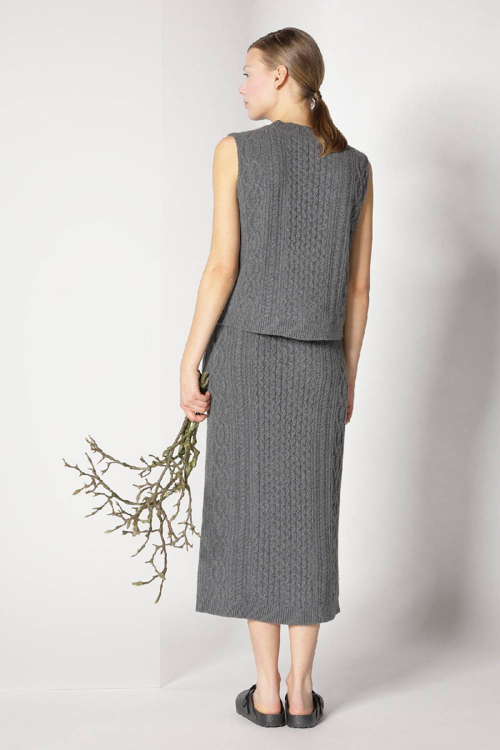 Sminfinity doubleface caban jacket + chilly cable top + chilly cable maxi skirt Angebote