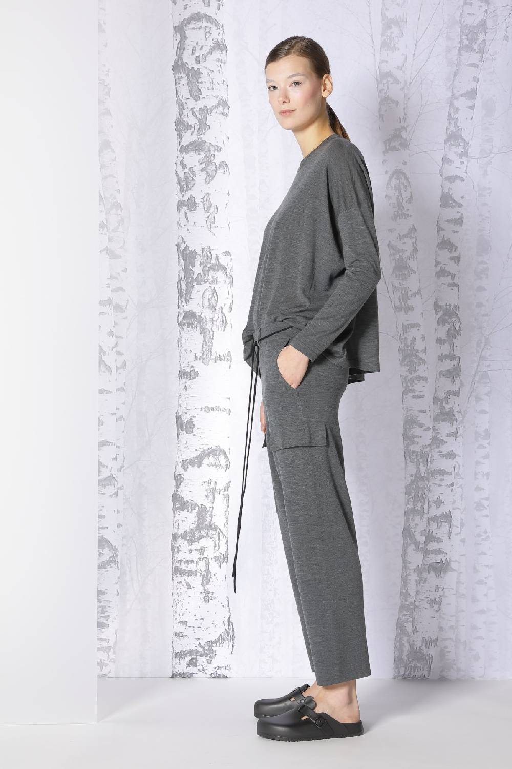 Sminfinity extrafine oversized crew + milano cropped cargo pants Meist gekauft