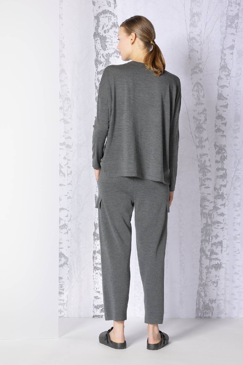 Sminfinity extrafine oversized crew + milano cropped cargo pants Meist gekauft