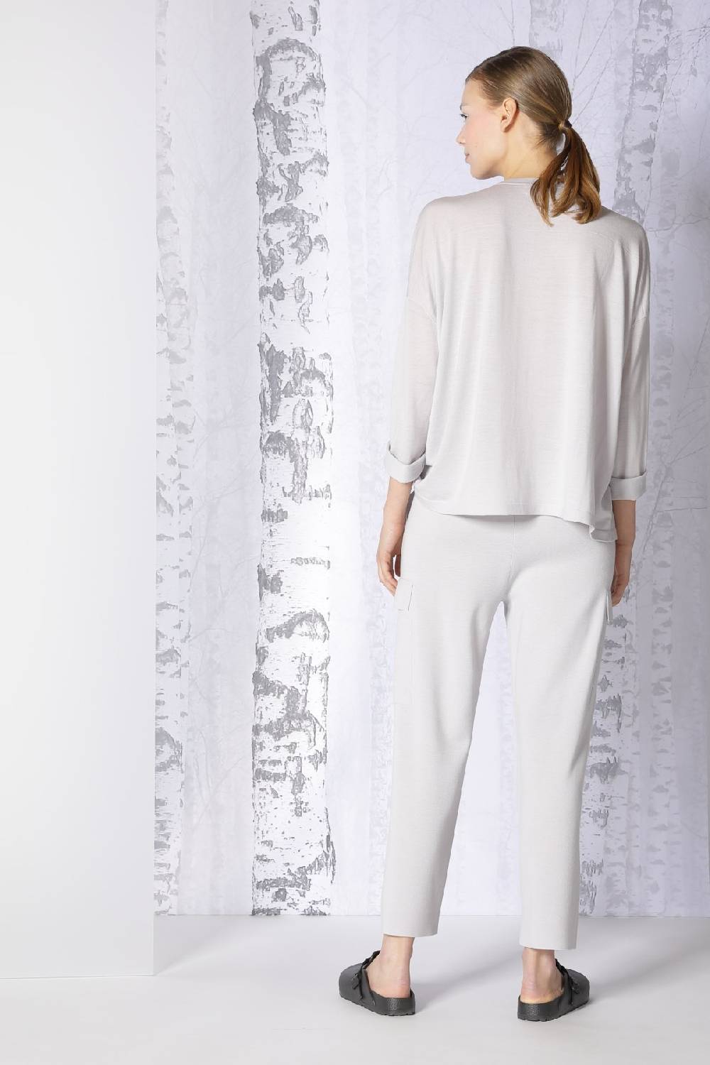 Sminfinity extrafine oversized V + milano cropped cargo pants Fabrikpreis