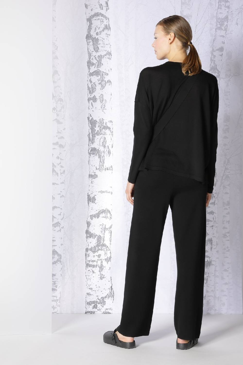 Sminfinity extrafine oversized crew + milano palazzo pants Günstig kaufen