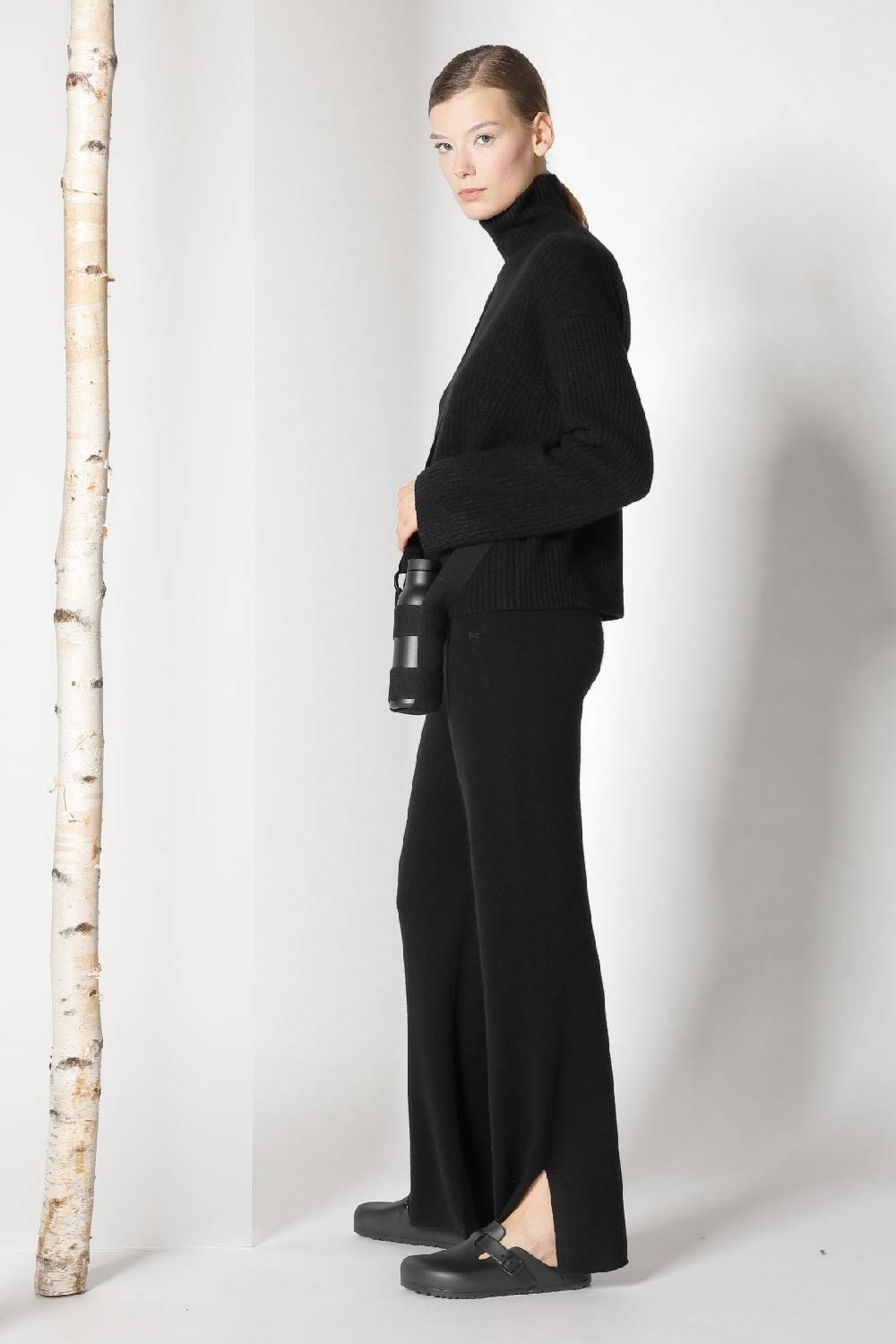 Sminfinity pure icon rib turtle + pure slitted pants Cyber Monday